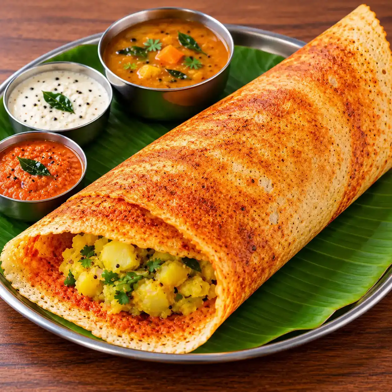 Mysore Masala Dosa — Experience the vibrant flavors of our Mysore Masala Dosa at Apna Bazar - Eatery